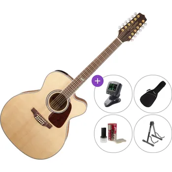 Elektroakustická kytara Takamine GJ72CE-12NAT SET Natural 12-strunná elektroakustická kytara