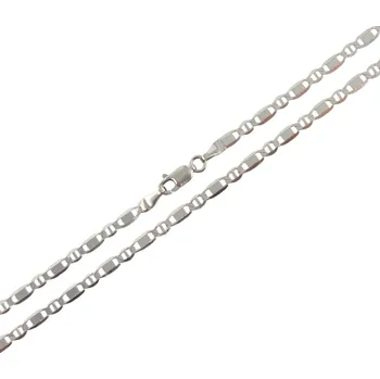 Řetízek Řetízek Valentino plný, 42 cm, 6,60 g, bílé Au 585