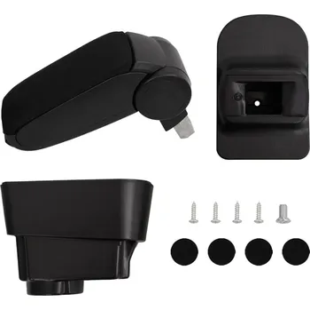 Autosedačka zahrada-XL Loketní opěrka černá 11 x 35 x (32–49) cm ABS 154679