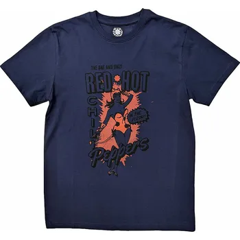 Pánská móda Red Hot Chili Peppers tričko, In The Flesh Navy Blue, pánské M
