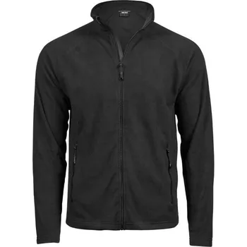 Pánská casual bunda TEE JAYS TJ9160 / Pánská fleecová bunda - black XXXL