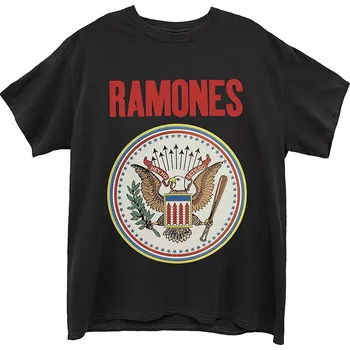 Pánská móda Ramones tričko, Full Colour Seal Black, pánské M