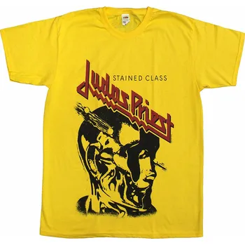 Pánské tričko Judas Priest tričko, Stained Class Vintage Head Yellow, pánské XXL