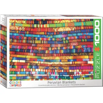 Puzzle EUROGRAPHICS Puzzle Peruánská deka 1000 dílků
