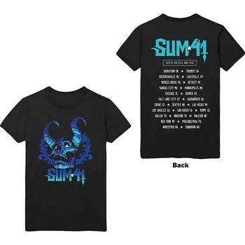 Pánská móda Sum 41 tričko, Blue Demon BP Black, pánské XL