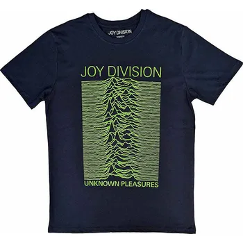 Pánská móda Joy Division tričko, Unknown Pleasures FP Navy Blue, pánské XL