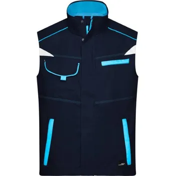 Pánské oblečení DAIBER JN 850 / Pracovní vesta - navy/turquoise XL