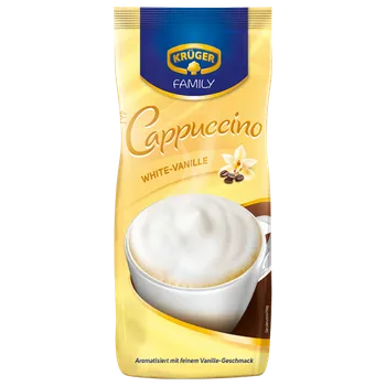 Krüger bílé Cappuccino s příchutí vanilky 500 g