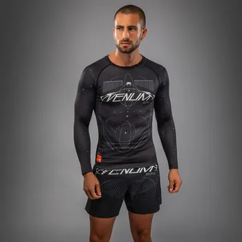 Rashguard Rashguard Venum Eclipse - dlouhé rukávy - Black/Ivory Velikost: S