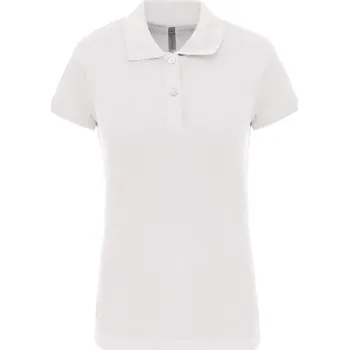 Dámské tričko KARIBAN VINTAGE BROOKE K240 / Dámská polokošile s krátkým rukávem - white XL
