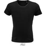 SOL´S PIONEER / Dětské tričko z bio bavlny - deep black 118-128
