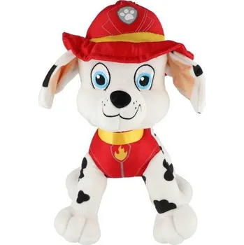 plyšák Figurka Tlapková patrola Marshall, 14 x 28 cm, červená