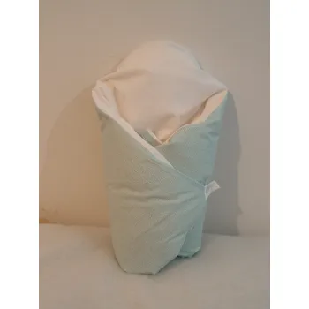 Zavinovačka Pro útulný domov Povlak na péřovou zavinovačku Rozházený puntík zelený TYP zavinovačky: ČTVERCOVÁ, ROZMĚR povlaku: 70 x 70 cm