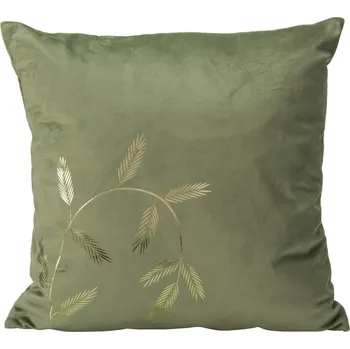 Povlečení Polštářek Leaves zelená, 45 x 45 cm