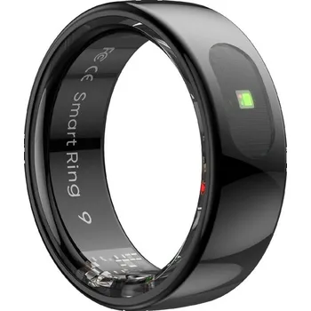 Chytré hodinky Powerton Smart RING PRO chytrý prsten vel. 13 černý Černá