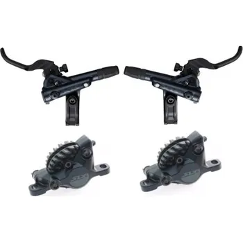 Brzda na kolo Hydraulické brzdy Shimano SLX BR-M7100 s chladičem (sada) - J-kit, Přední + zadní