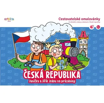 Česká republika - Janička a Jiřík jedou na prázdniny - Cestovatelské omalovánky