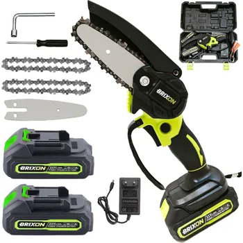 Ruční pilka Brixon AKU Elektrická ruční pilka + Náhradní baterie + Náhradní řetěz