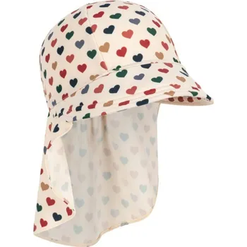 Klobouk Rychleschnoucí klobouk SPF50 KONGES SLOJD Manuca Frill Coeur Coloré - 12 - 18 měsíců