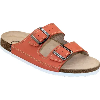 Pracovní obuv SANTÉ D/23 / Dámské zdravotní korkové pantofle - losos 39