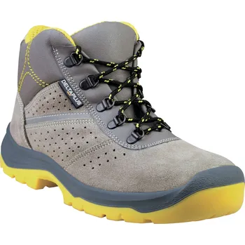 Pracovní obuv DELTA TANGARA2 S1P SRC / Bezpečnostní kotníková obuv S1P SRC - šedá/žlutá 36 37