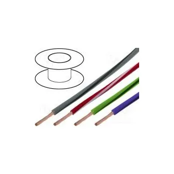 elektrický kabel Vodič X07V-K lanko Cu 2,5mm2 modro-červená PVC 450/750V