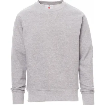 Pánská mikina PAYPER ORLANDO MELANGE 001083-P076 / Pánská mikina s kulatým výstřihem - melange grey XXXL