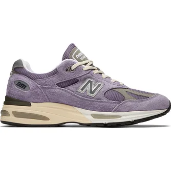 Pánská móda Unisex boty New Balance U991LV2 – fialové