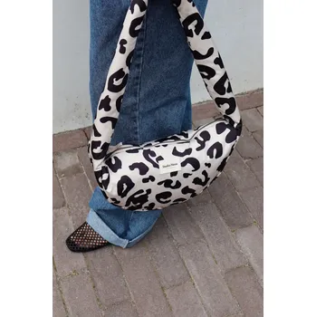 Mini crossbody taška STUDIO NOOS Holy Cow Puffy - Leopard