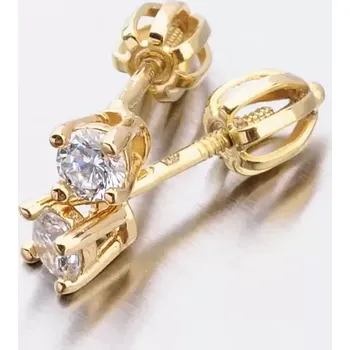 Náušnice Dámské náušnice žluté zlato 585 52DZ-61062Z-ZIR