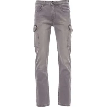 Pánské kalhoty PAYPER HUMMER 000242-0076 / Strečové džínové kalhoty - steel grey 58-60