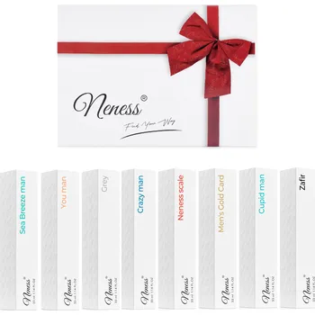 Pánský parfém Neness hotový dárek pro muže – sada 8 kusů pánských TOP vůní Neness