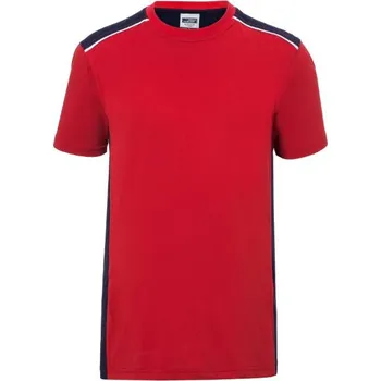 Pánské tričko DAIBER JN 860 / Pánské pracovní tričko - red/navy XXXL