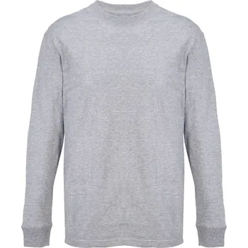 Pánské tričko SOL´S PIONEER LSL / Pánské tričko s dlouhým rukávem z bio bavlny - grey melange S