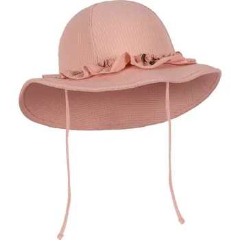 Klobouk Rychleschnoucí letní klobouk KONGES SLOJD Fleuri Powder Pink - 12 - 18 měsíců