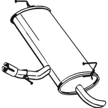 Autodíl Zadní tlumič výfuku BOSAL 145-201