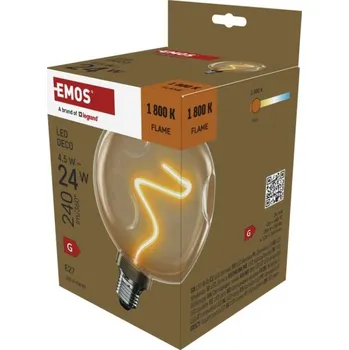 Žárovka EMOS LED žárovka DECO CG125A / E27 / 4,5 W (24 W) / 240 lm