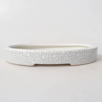 Květináč Keramická bonsai miska 15,5 x 10 x 2 cm raku