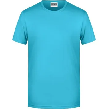 DAIBER JN 8008 / Pánské tričko z bio bavlny - turquoise XXL