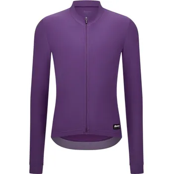 cyklistický dres Unisex dres s dlouhým rukávem SANTINI RTR Light violet - L