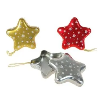 Hra na zahradu Pojemnik metalowy gwiazdka MIX