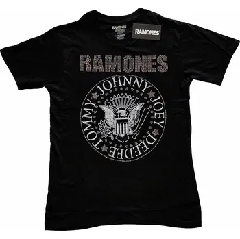 Karnevalový kostým Ramones tričko, Presidential Seal Embellished Black, dětské XL velikost XL věk (11-12 let)