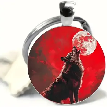 Přívěšek na klíče vlk