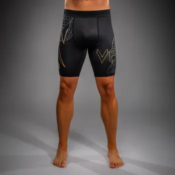 Kompresní vale tudo šortky Venum Serpenti - Black/Silver/Gold Velikost: S