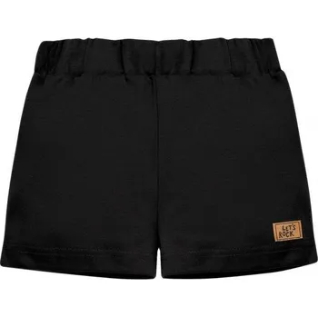 PINOKIO Kraťasy Let's Rock ČERNÁ - 98