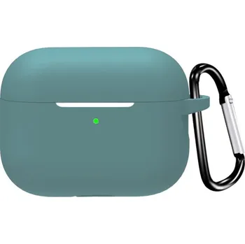 Ochranný silikonový obal s karabinou pro AirPods Pro 3 - petrolejový