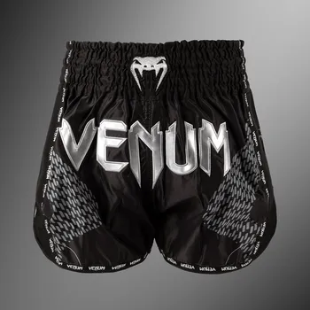 Oblečení pro bojové sporty Muay Thai šortky Venum Nexus - Black/Silver Velikost: S
