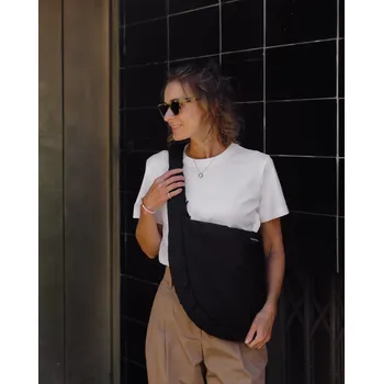 Kabelka Studio Noos Crossbody taška STUDIO NOOS Black Puffy Černá