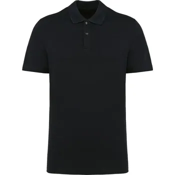 KARIBAN VINTAGE PK200 PREMIUM / Pánské elastické piqué polo Supima - black 4XL