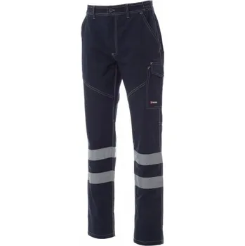 Pánské kalhoty PAYPER WORKER SUMMER REFLEX 001709-0067 / Letní reflexní kalhoty do pasu - navy blue S